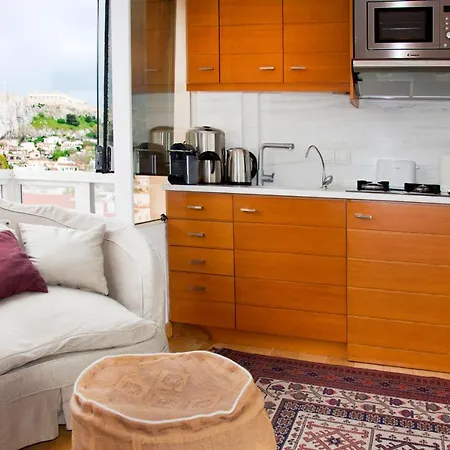Apartment Stunning Studio With Acropolis And Parthenon View Athens