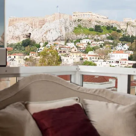 Stunning Studio With Acropolis And Parthenon View Apartment *